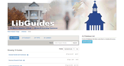 Desktop Screenshot of libguides.mtaloy.edu